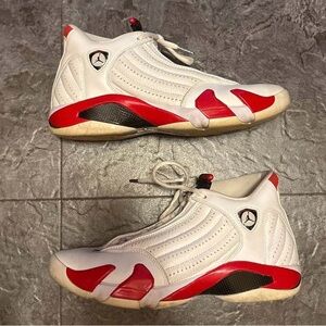 Jordan Athletic Shoes White Red